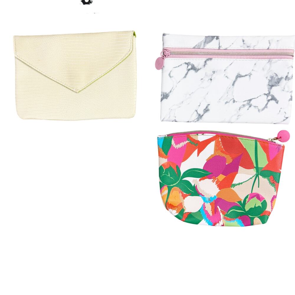 Ipsy Bundle of 10 Glam Bags Makeup Pouches Zip Top/Snap Closure EUC - Picture 3 of 5